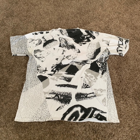 Vintage Free Style Glide All Over Graphic Tee Sz.XL Skater Y2K T-shirt - Picture 6 of 10